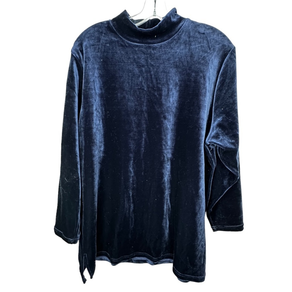 Vintage Carolina Colours Navy Velour Shirt